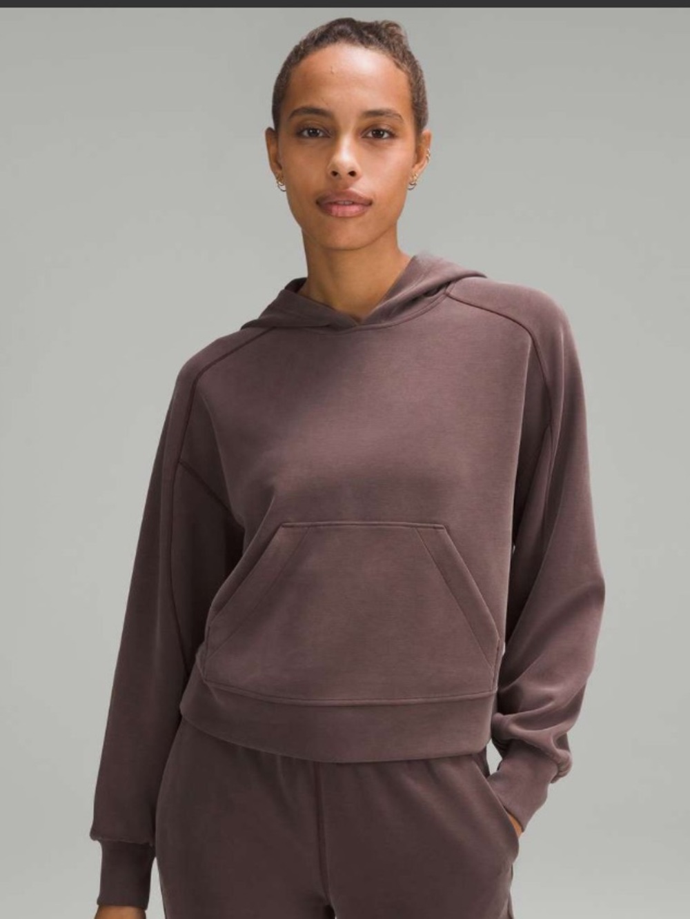 lululemon athletica Brown Pullover Hoodie